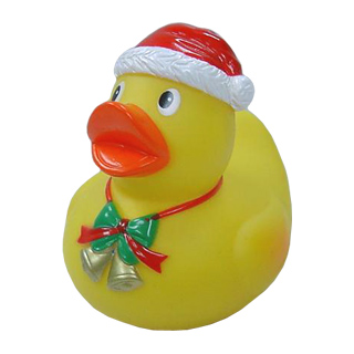Weihnachtsente, Weihnachtsbadeente, Santa-Duck